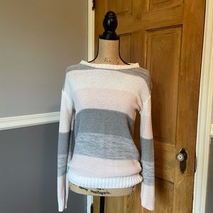 Pink and Grey Sweater!